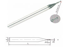 Square Type-2F Miniature End mills 35°