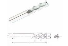 Square Type-3F End mills 45°