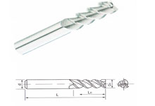 Square Type-3F End mills 55°